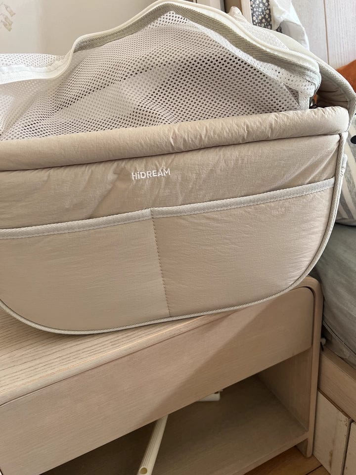 Customer photo review of SoftNest Lightweight Sling Carrier – Single or Set with Clip-On Waste Bag Holder