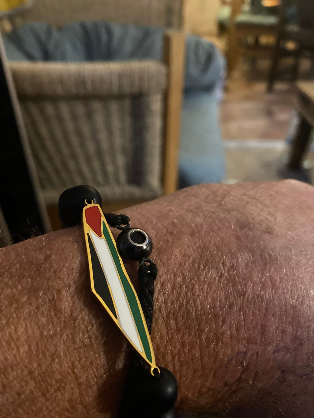 Customer photo review of Palestine Bead Bracelet