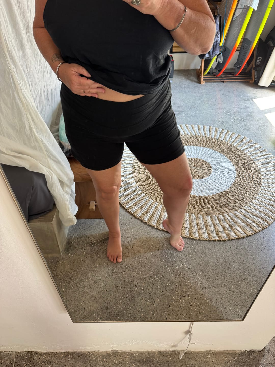 Customer photo review of Hemp Bike Short with Pockets
