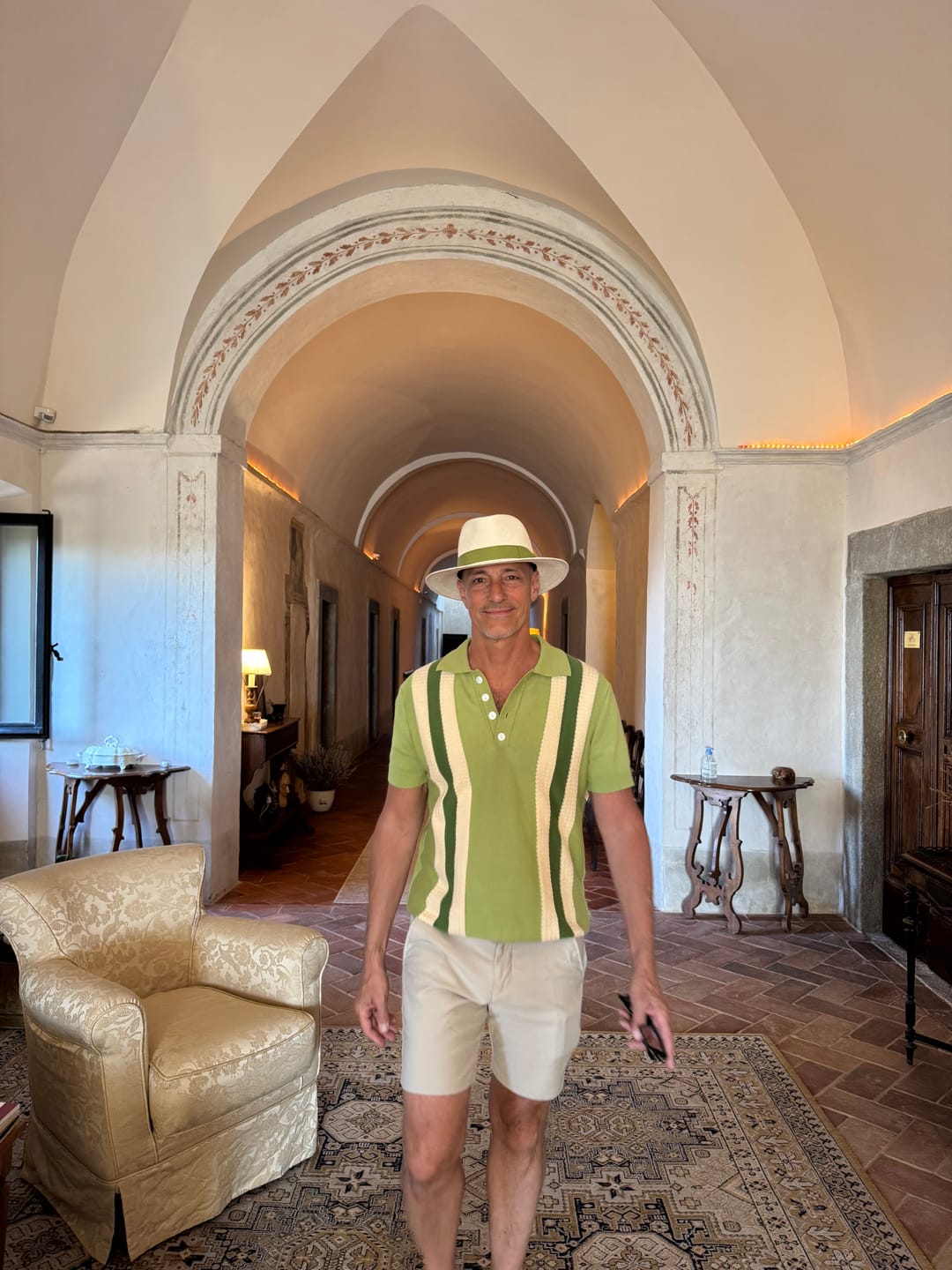 Customer photo review of Ultra Stretch Chino Pants - Slim Fit - Cream