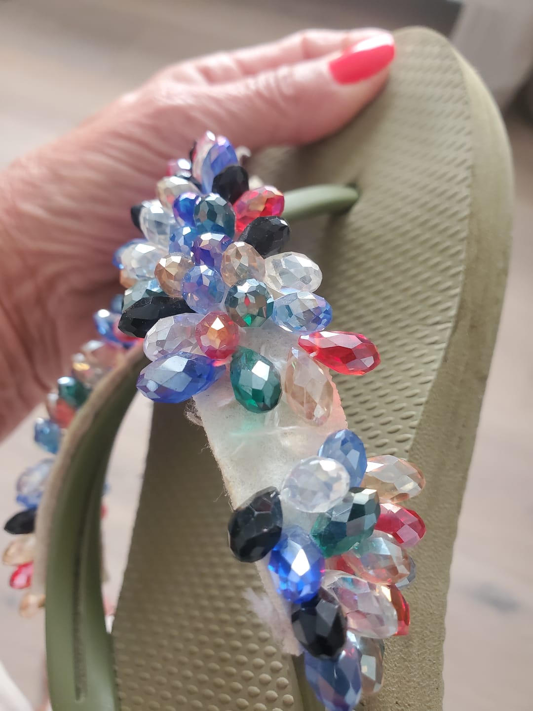 Customer photo review of Flip-Flop / Royal - Khaki