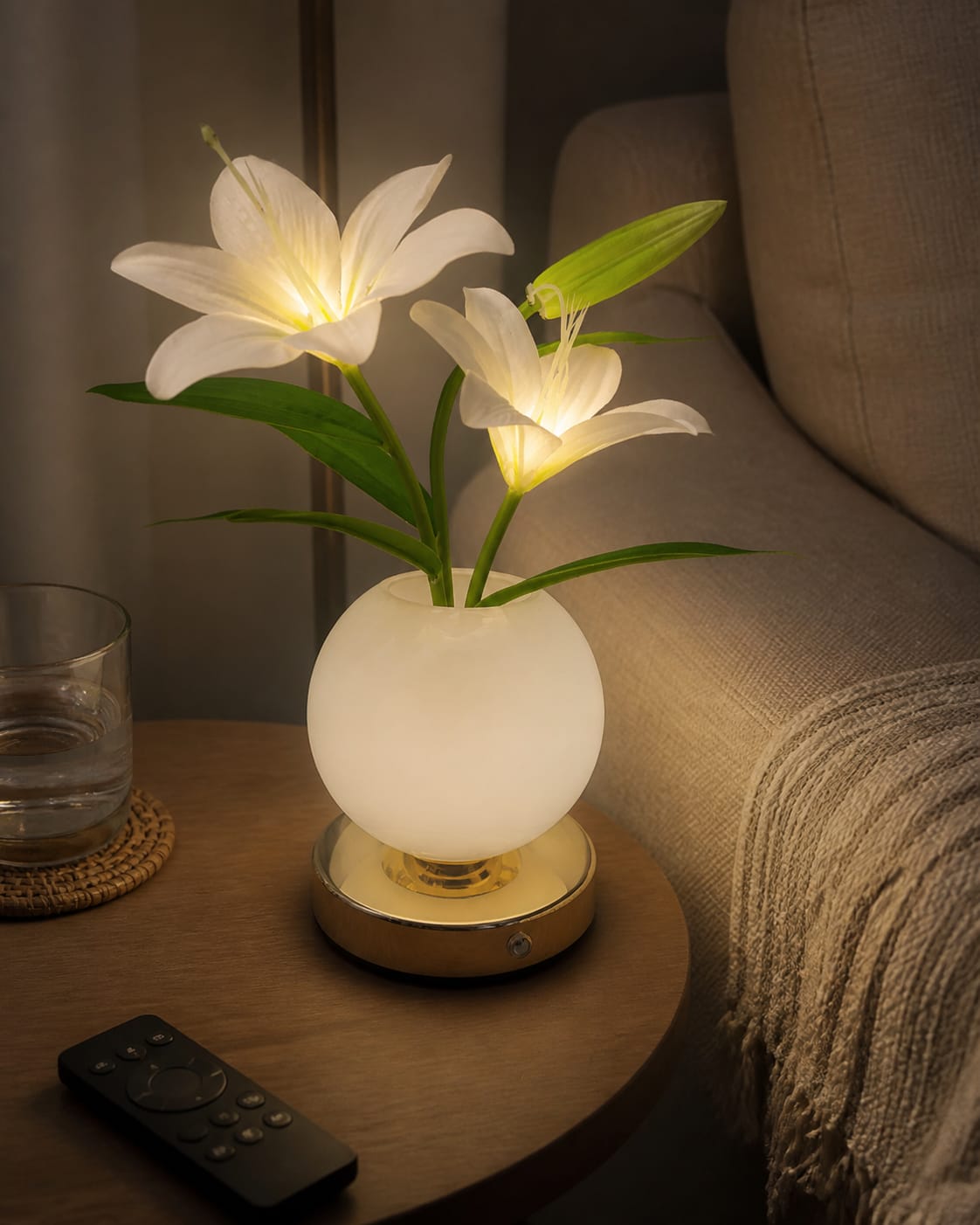 Customer photo review of Lily Bloom Lamp