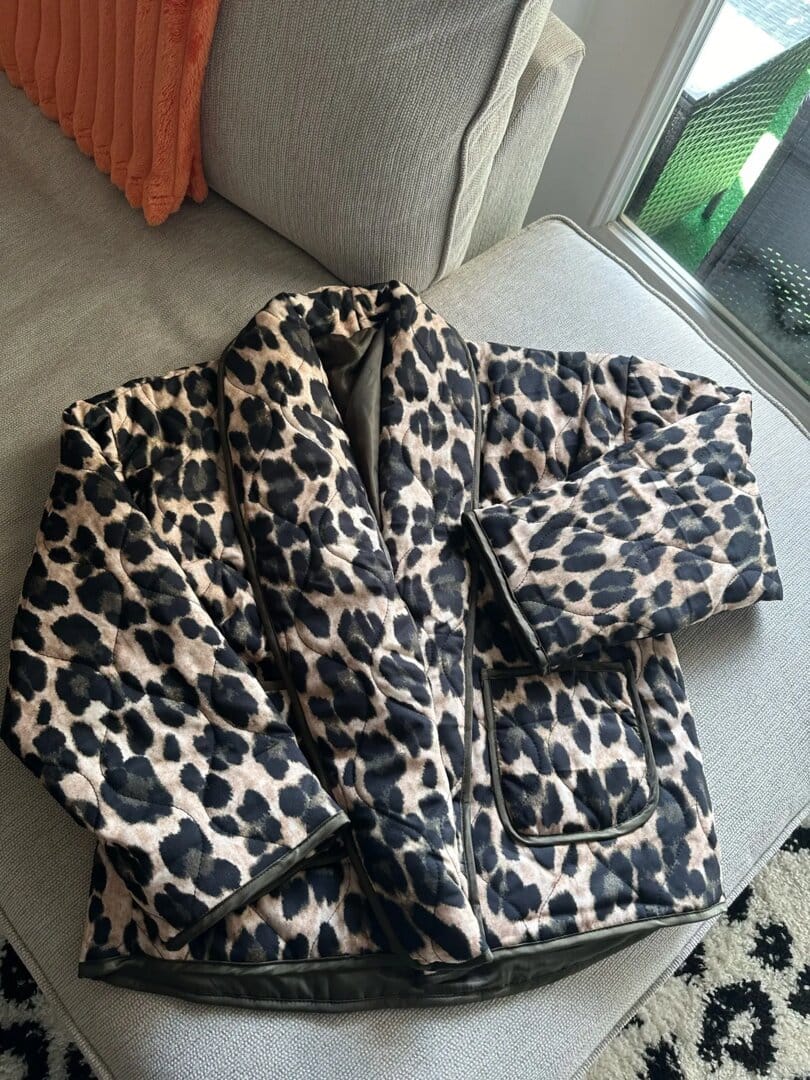 Customer photo review of Vanessa Leopard Jacket