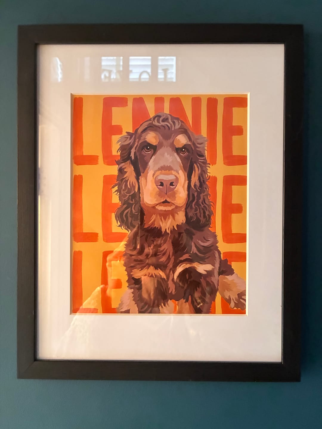 Customer photo review of Big Name - Personalised Poster