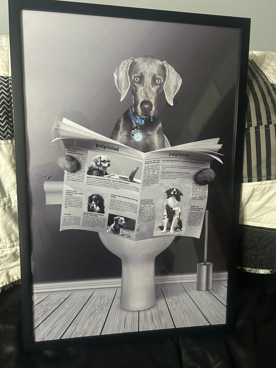 Customer photo review of Important meeting - Personalized Poster