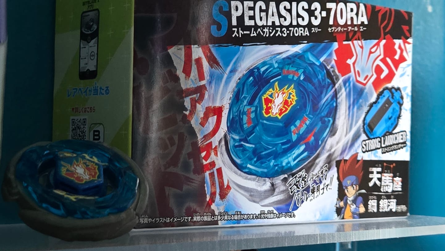 Customer photo review of [Pre-Order] Takara Tomy Beyblade X BX-00 Starter Storm Pegasus 3-70RA