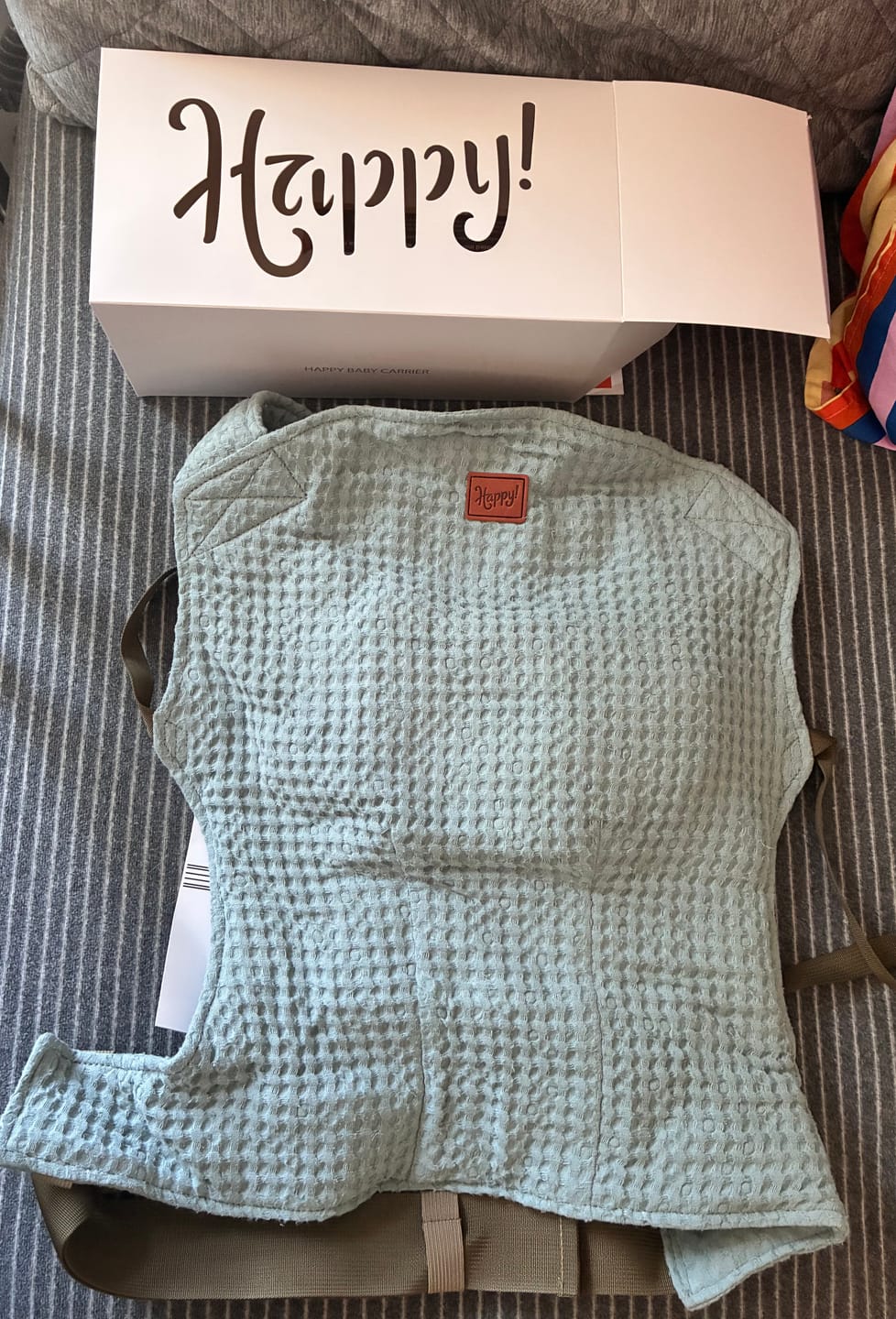 Customer photo review of Happy Baby Original Baby Carrier