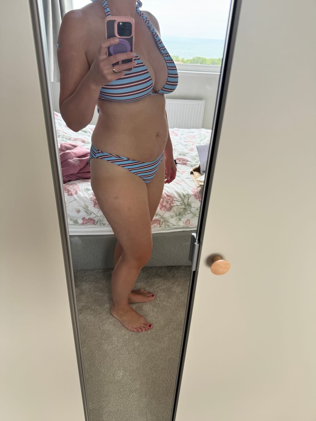 Customer photo review of Sydney Top - Island Stripe