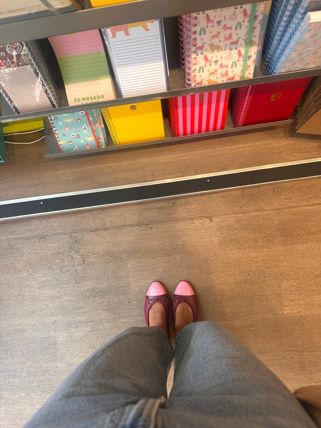 Customer photo review of Chanel 2026 Ballet Flat Lambskin And Suede 907860
