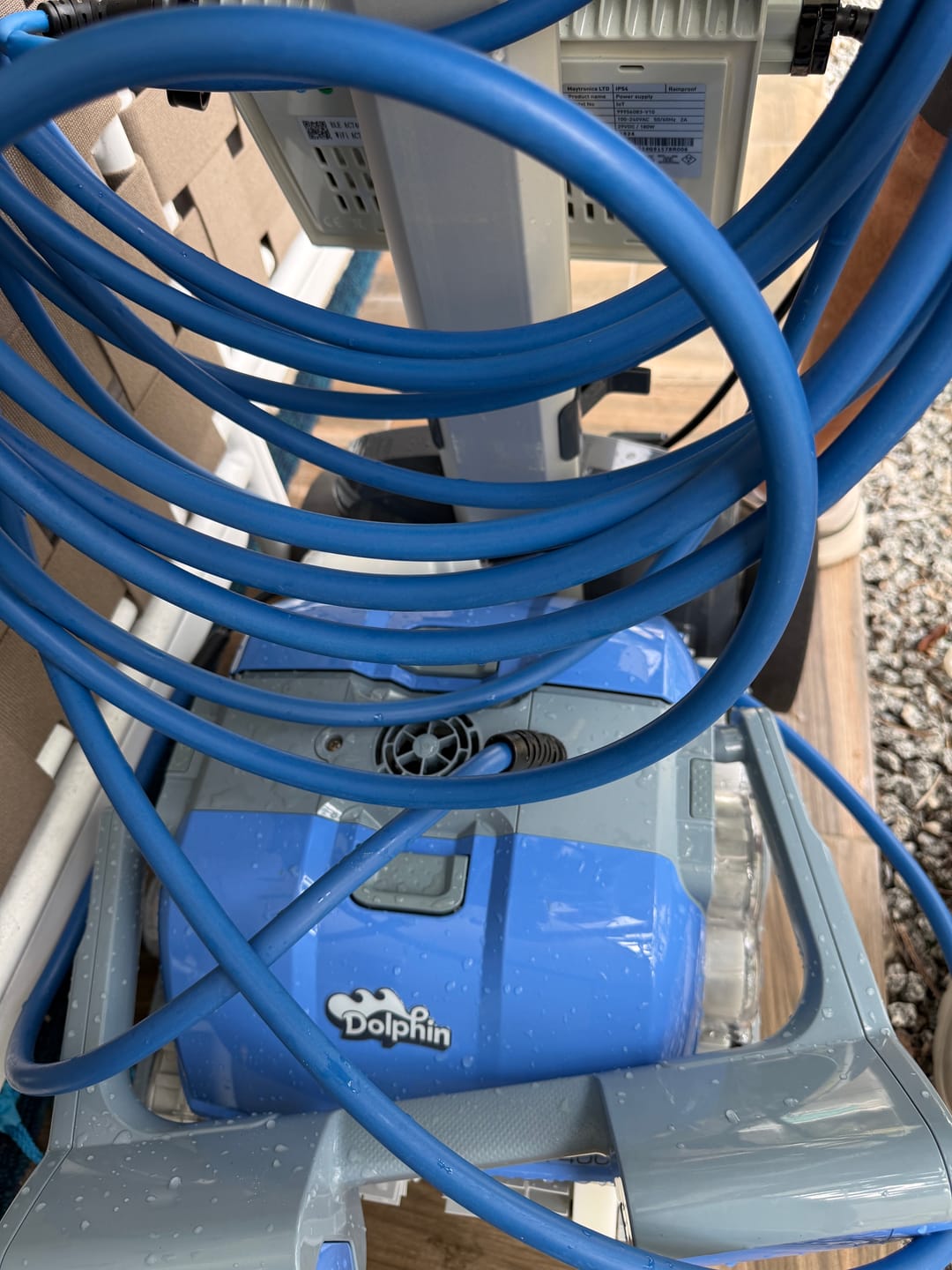 Customer photo review of Dolphin M400 Robotic Pool Cleaner Maytronics