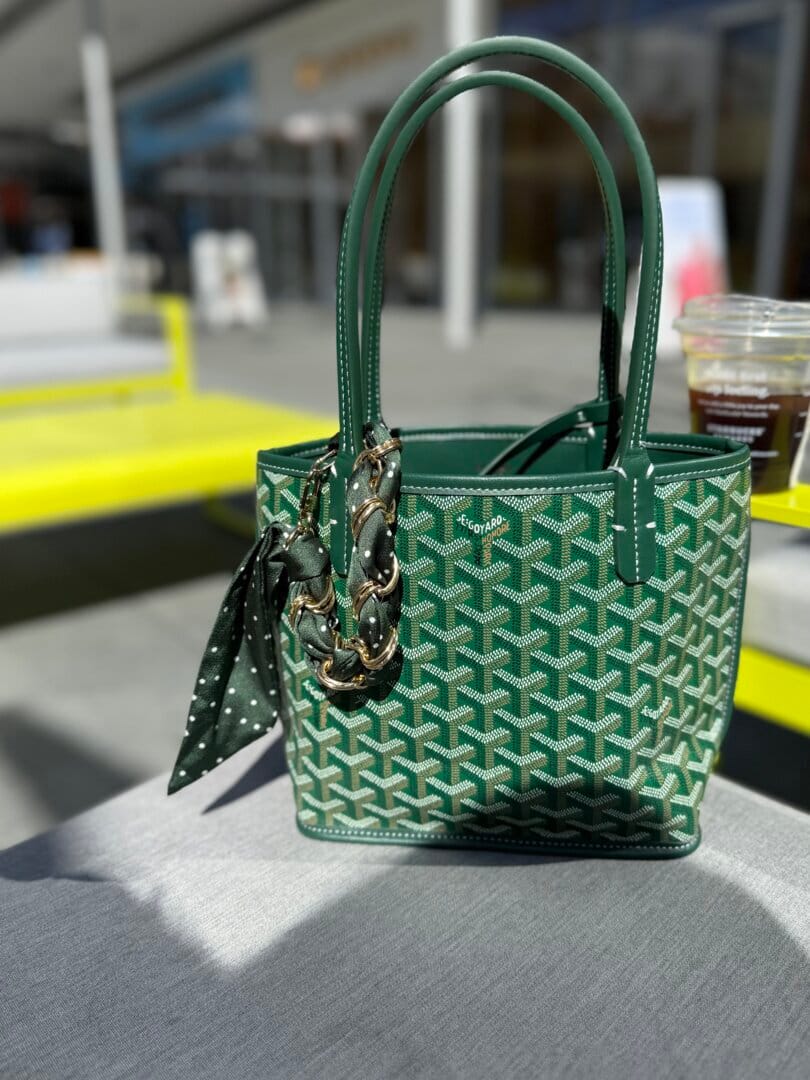 Customer photo review of Veyra Reversible Mini Tote