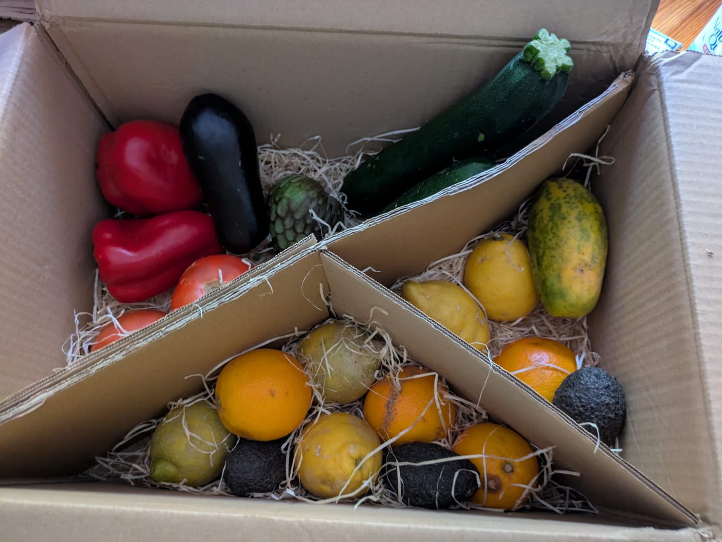 Customer photo review of Bio Obst & Gemüse Retterbox 5kg