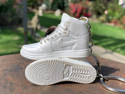 Customer photo review of AJ1 Collection | Mini Sneakers Keychain