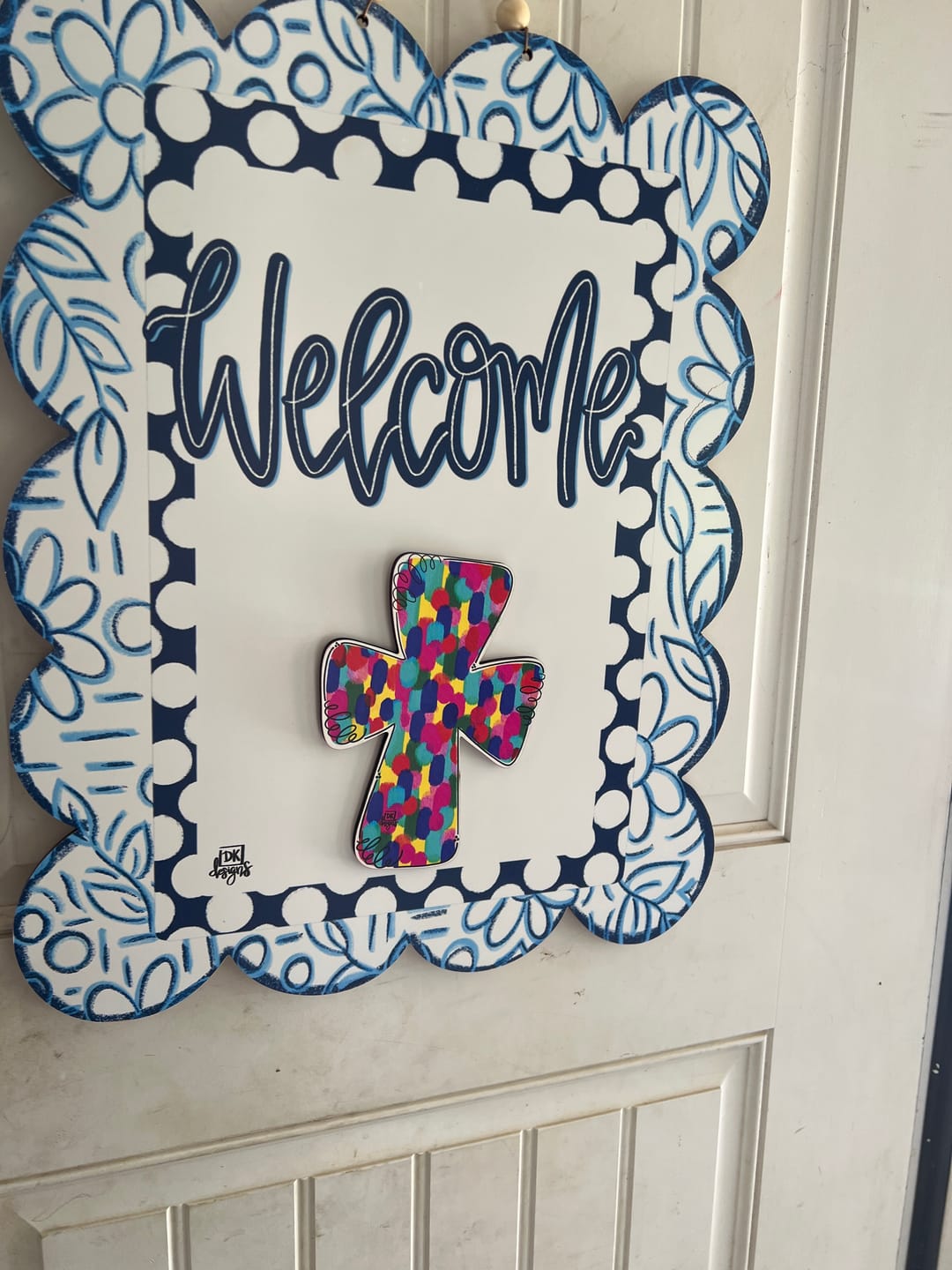 Customer photo review of Stained Cross Mini