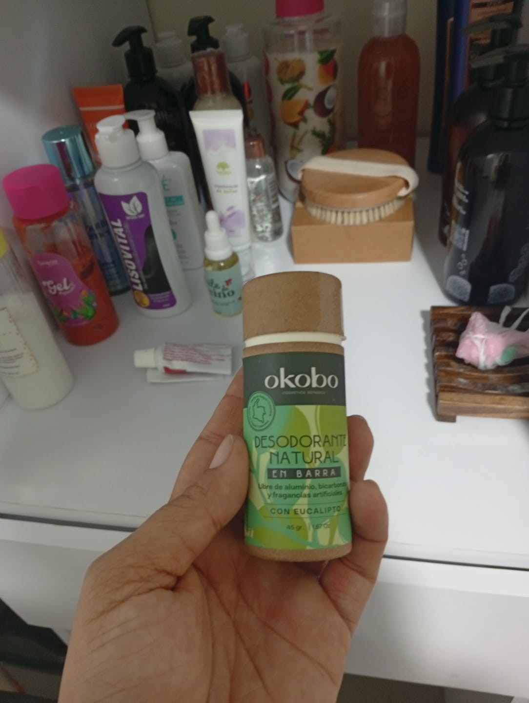 Customer photo review of Desodorante Natural