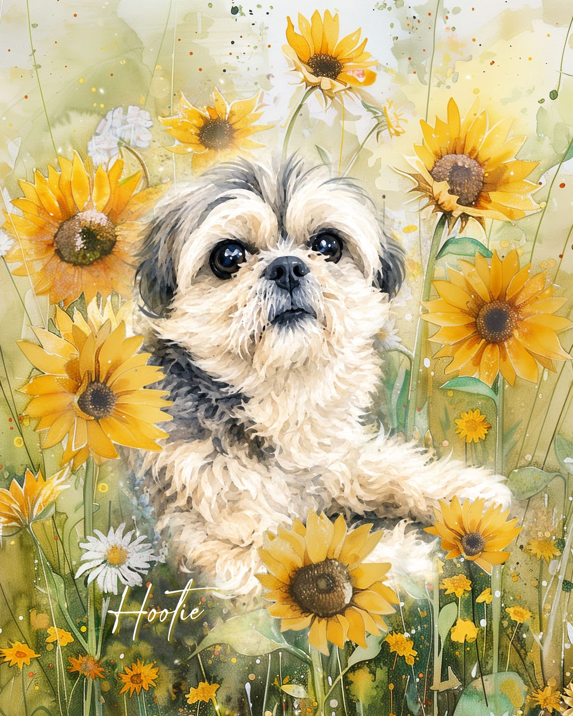 Customer photo review of Custom Portrait Wall Art - BlossomTail