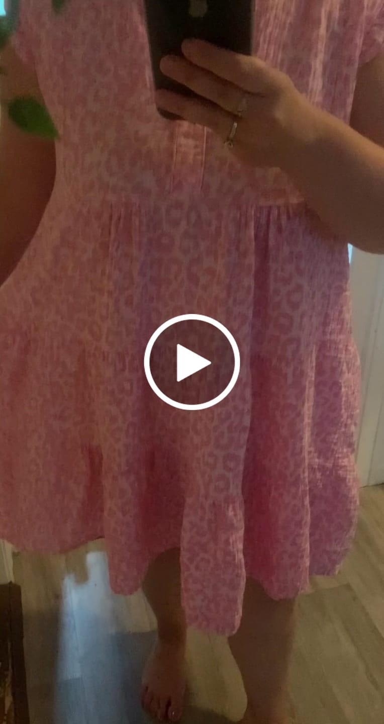 Customer video review of Signature Musselin Kleid kurz hellrosa LEO LOVER rosa