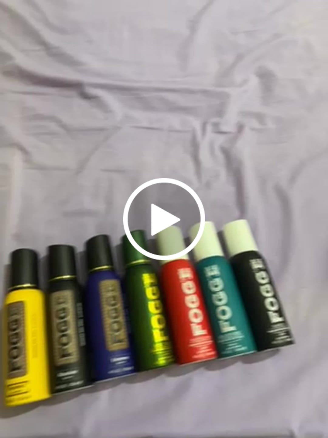 Customer video review of Fogg Deodorant Spray 120ml Napoleon