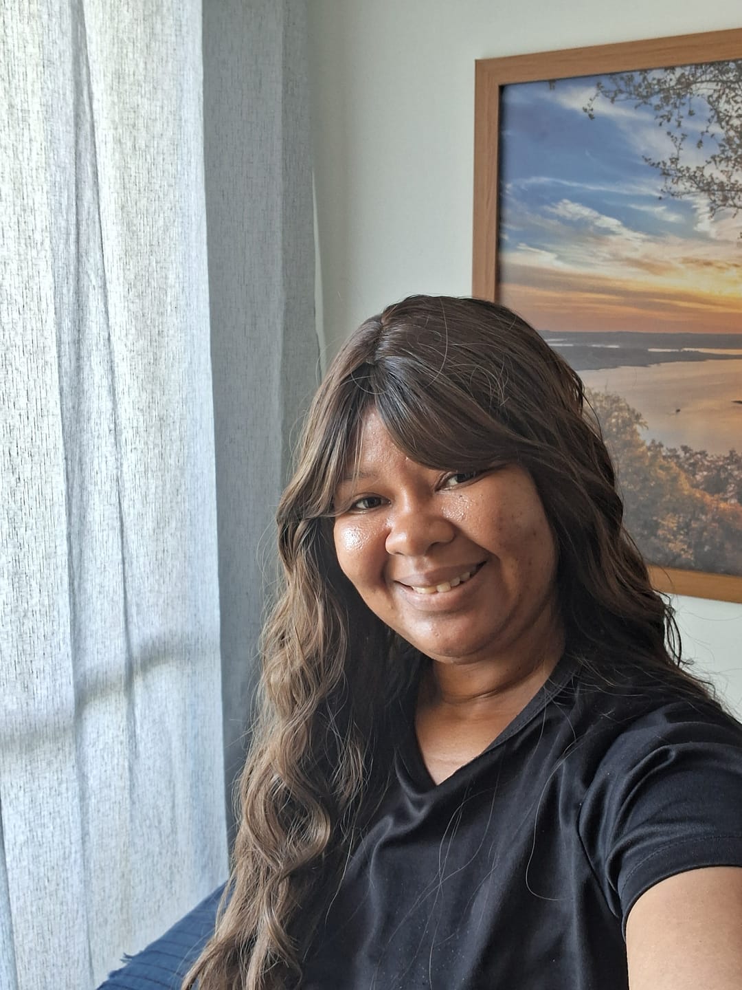 Customer photo review of Wig Premeium Pamela - Loiro Escuro R412C