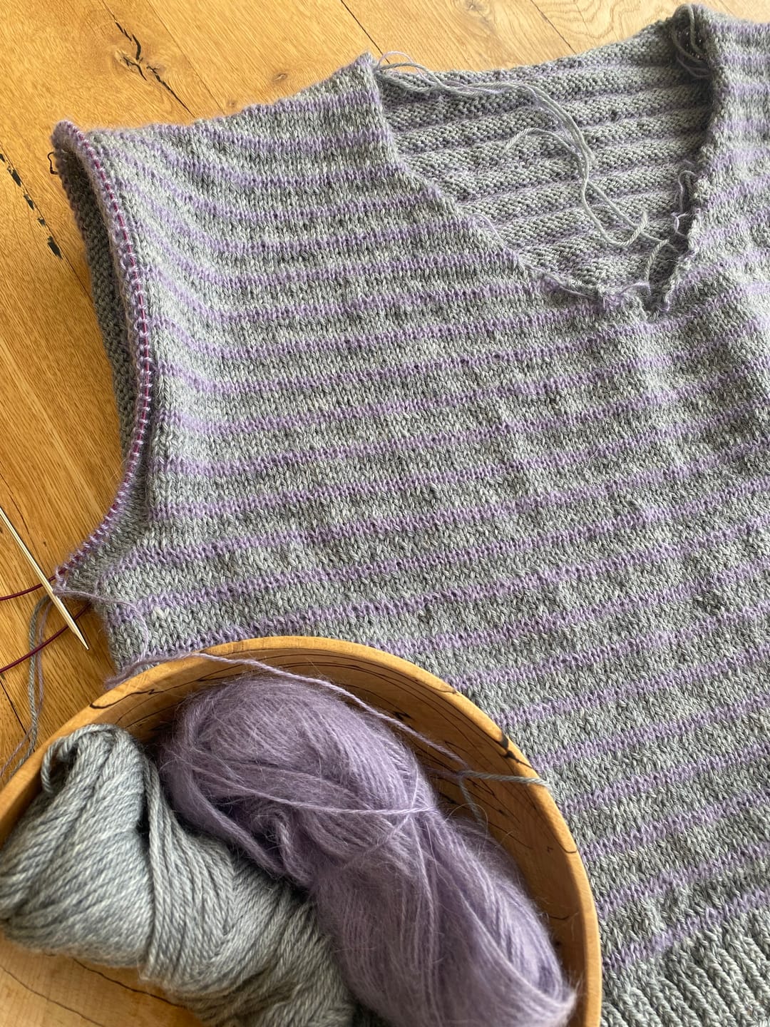 Customer photo review of Strickanleitung - Linen Bloom TEE