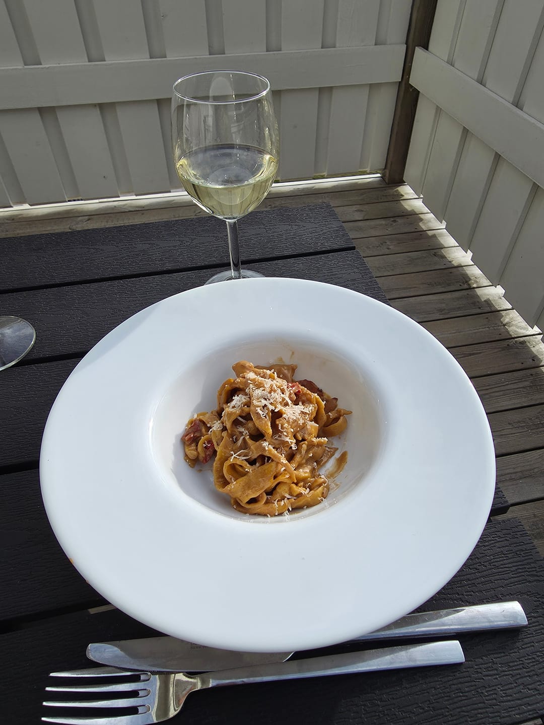 Customer photo review of Modern House Pasta La Vista pastaskål 27 cm vit