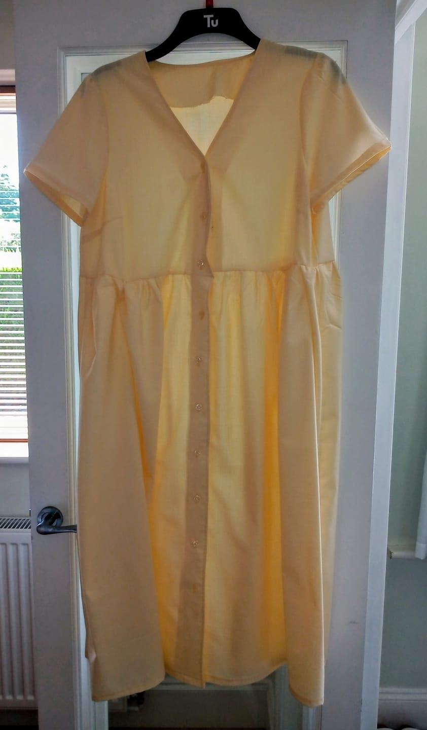 Customer photo review of Plain Linen Viscose Blend Fabric