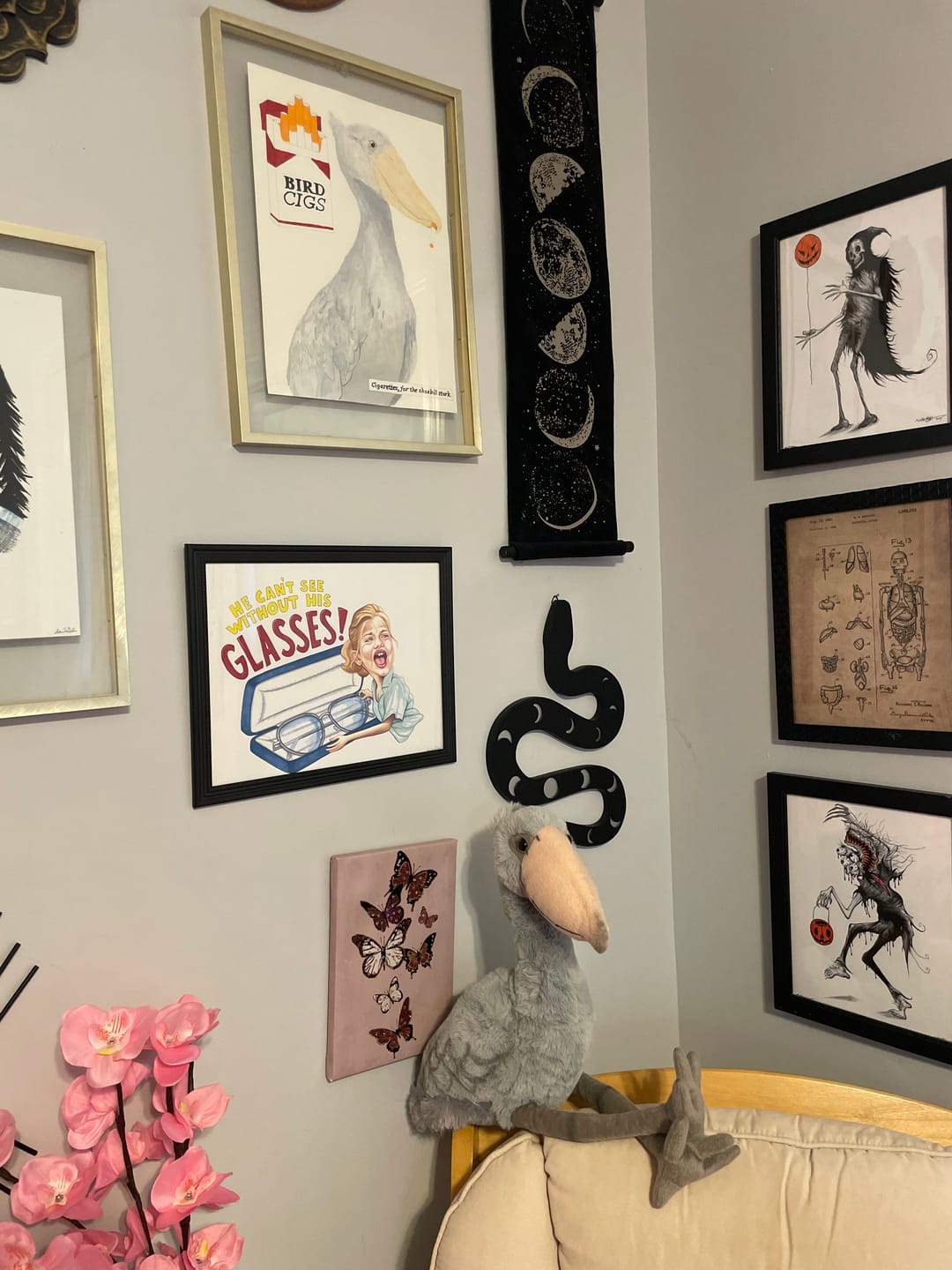 Customer photo review of Shoebill Stork Plush – Soft, Realistic Stuffed Bird Toy for Nature Enthusiasts
