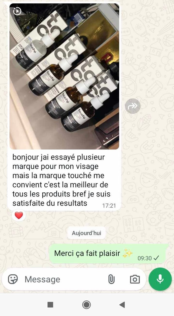 Customer photo review of VITAMINE C 11% ULTRA PURE · HIGH POTENCY
