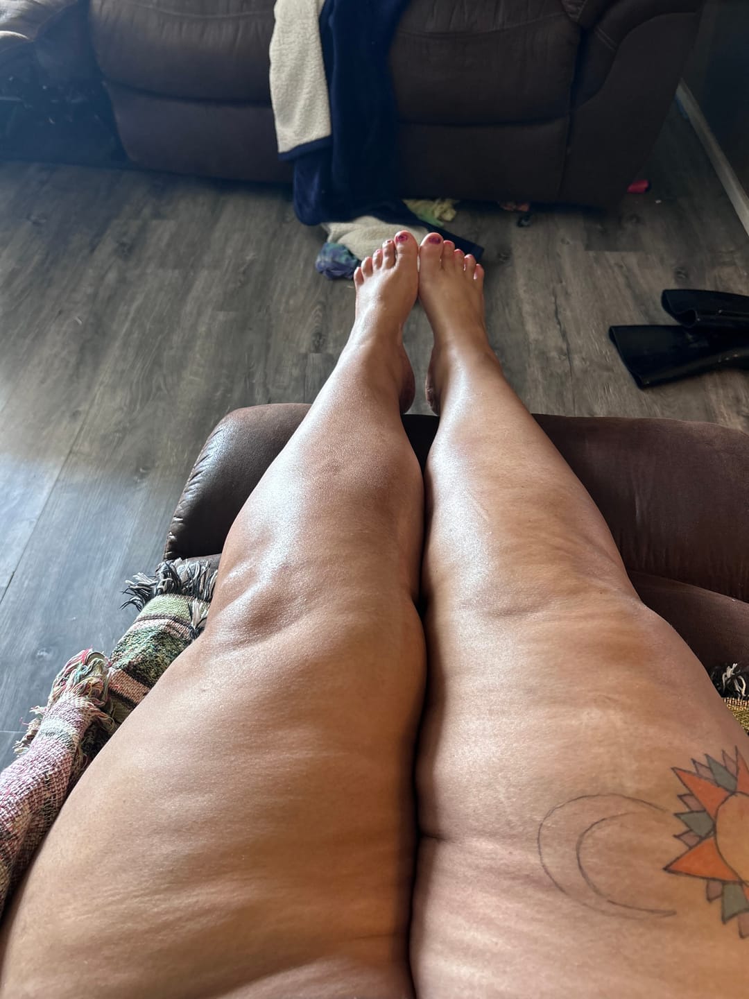 Customer photo review of Ultra Dark Tanning Foam
