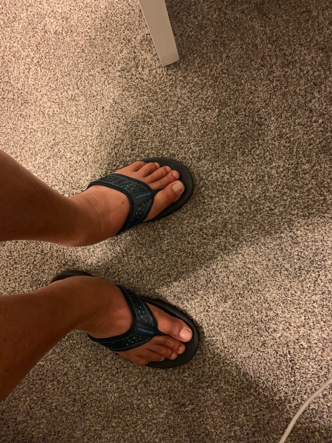Customer photo review of Ramble Lite - Wide Toe Slippers