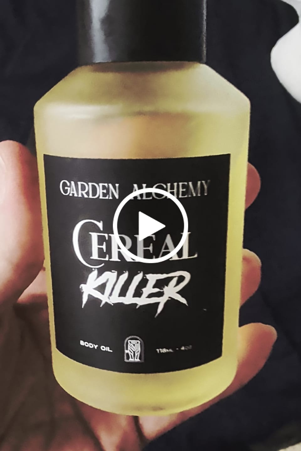 Customer video review of CEREAL KILLER BODY OIL