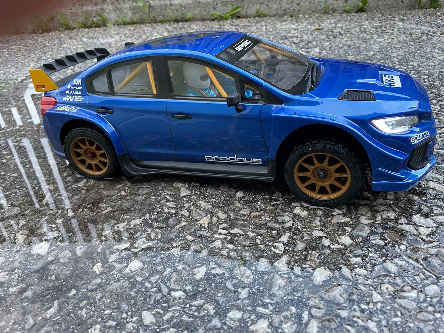 Customer photo review of Aluminum Servo Conversion Block For RZ001 and 1/10 Rally Car