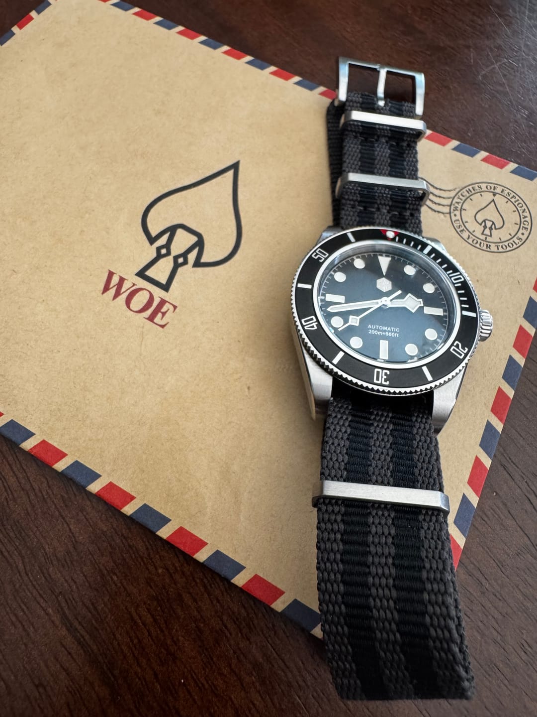 Customer photo review of Bond Nylon Strap - Five Eye