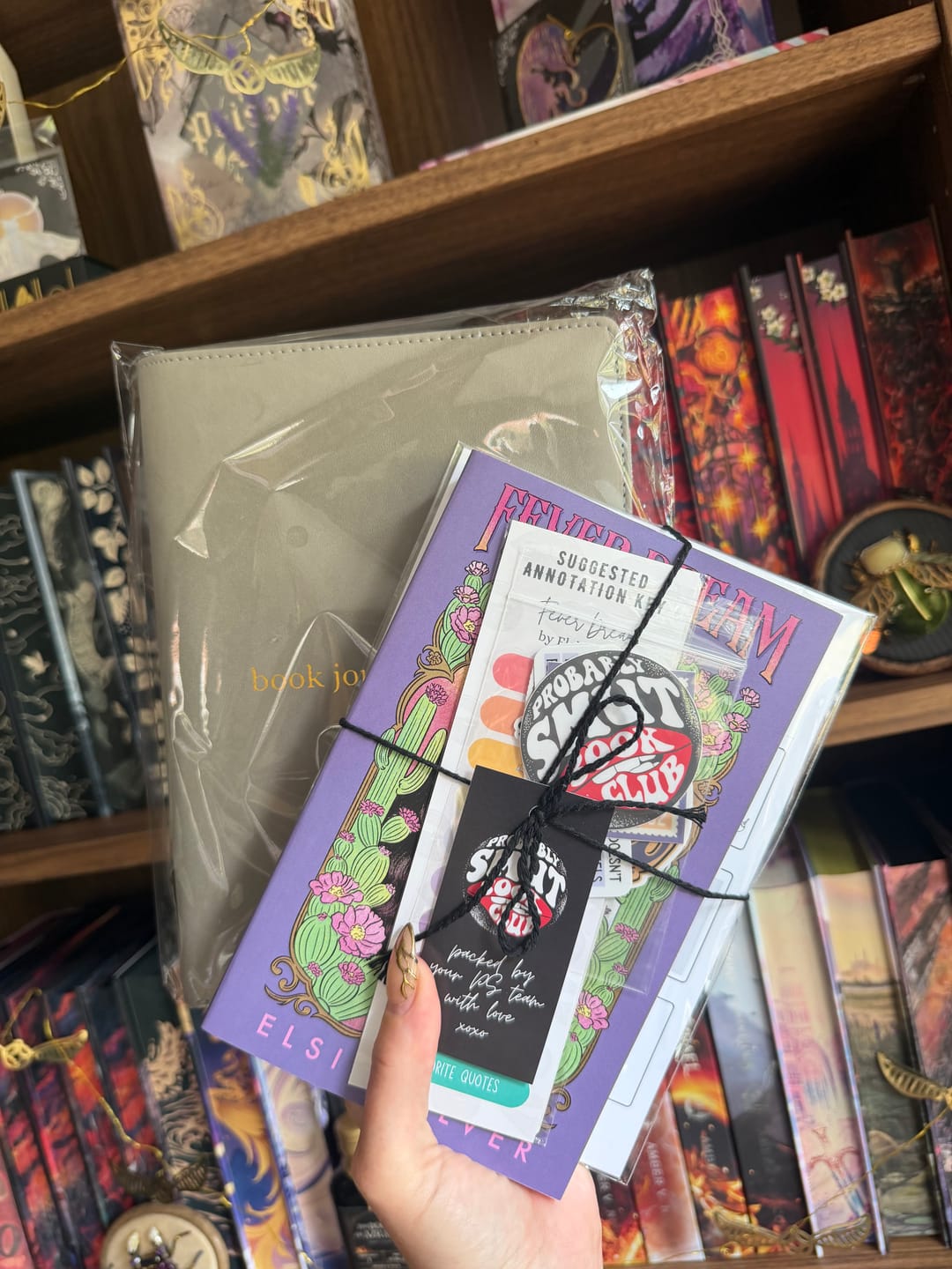 Customer photo review of good girl book club subscription