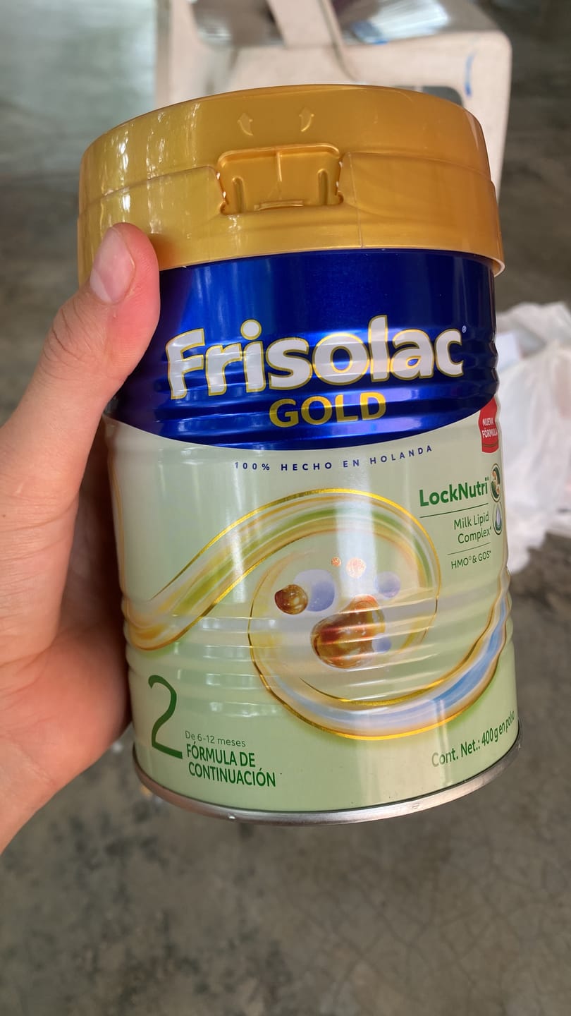 Customer photo review of Frisolac Gold 2 (6-12 Meses) Lata C/ 400 Gr