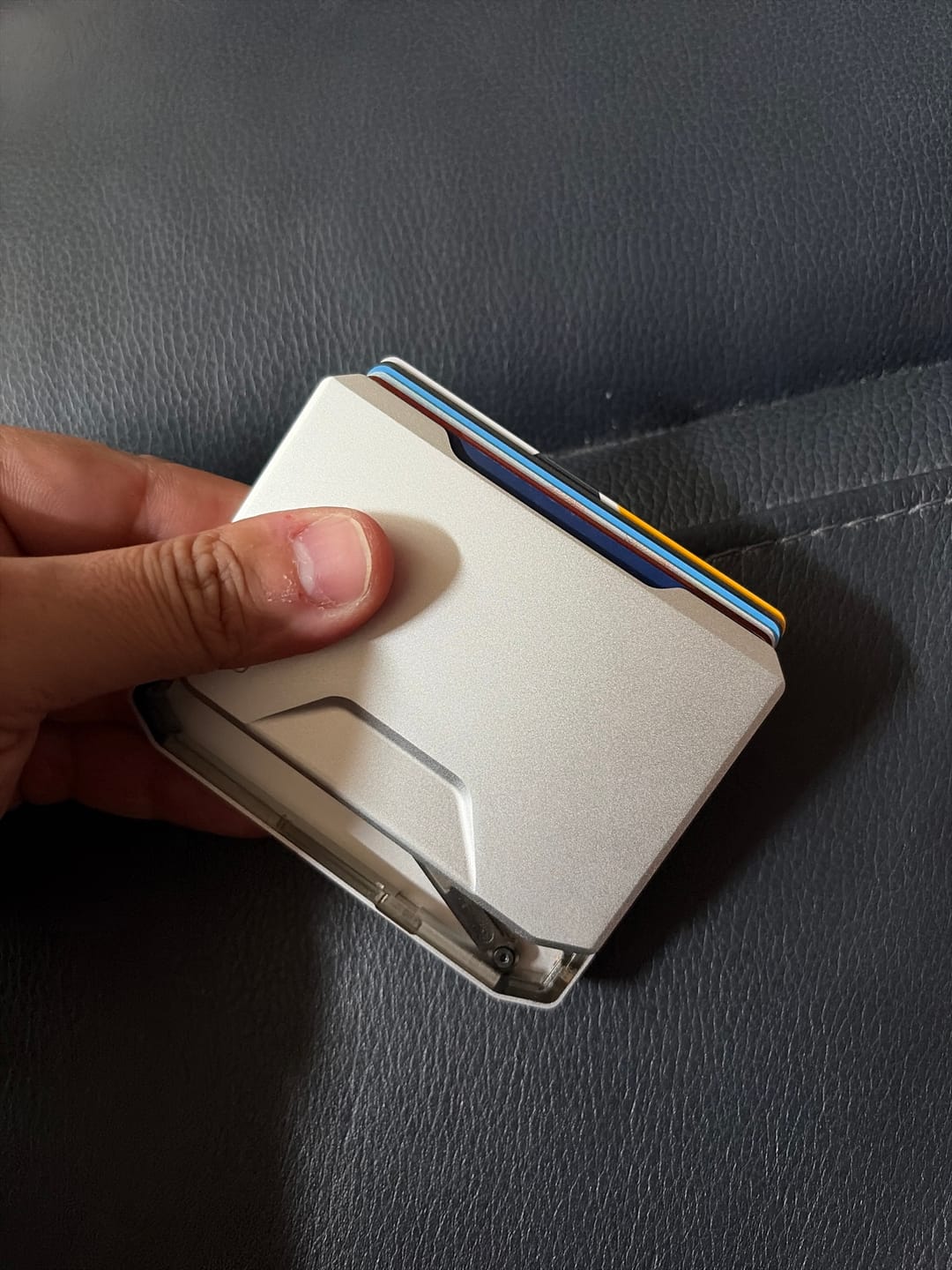 Customer photo review of SK1 Slide Kick Wallet