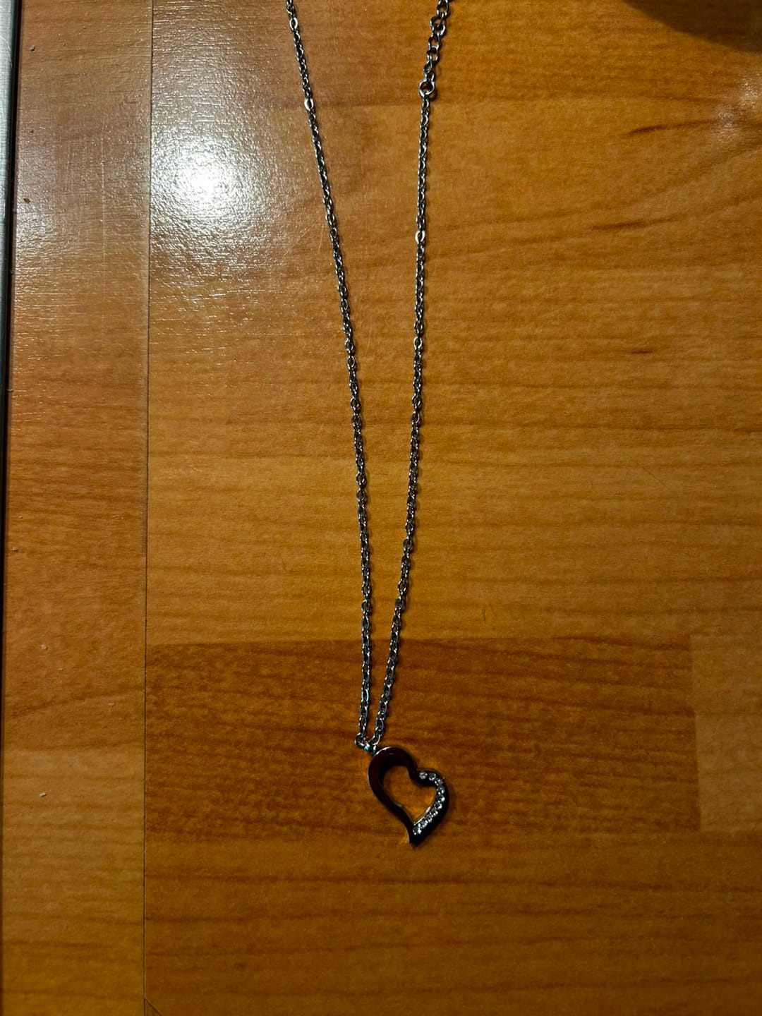 Customer photo review of Personalisierte Herzkette mit Foto