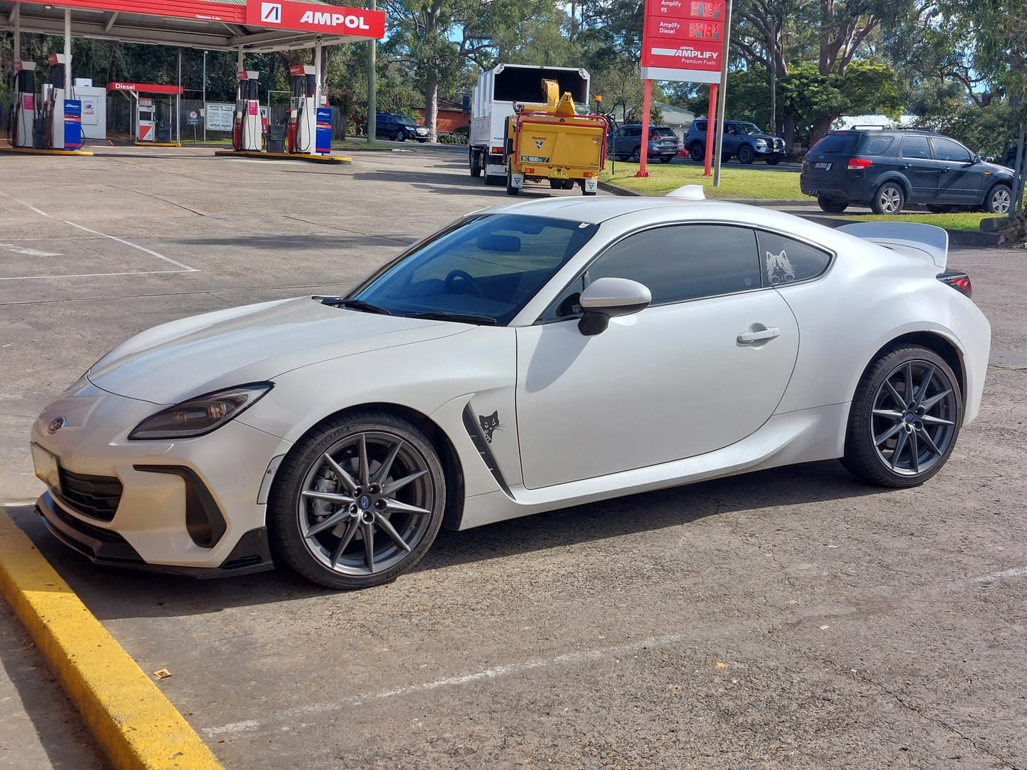 Customer photo review of STI Style Front Lip for Subaru BRZ (ZD8) 2022+