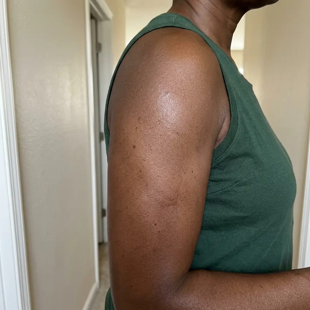 Customer photo review of Shimma™ Body Glow Oil
