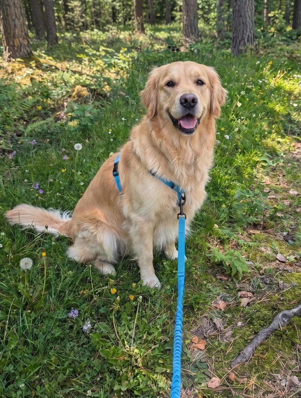 Customer photo review of Personalized No-Pull Dog Harness