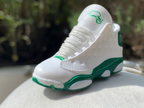 Customer photo review of AJ 2-13 Collections | Mini Sneakers Keychain