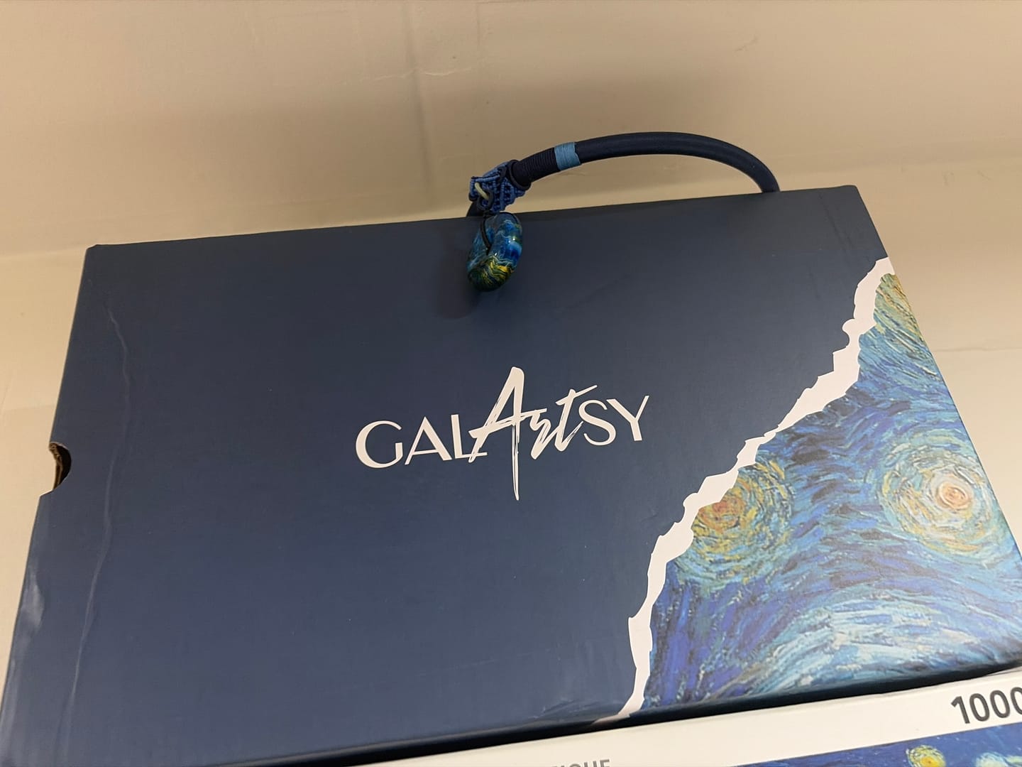 Customer photo review of Van Gogh Starry Night inspired sneakers