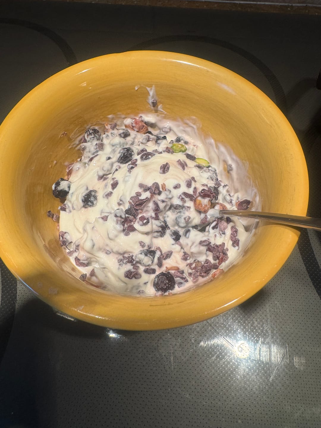 Customer photo review of High Flavanol Cocoa Nibs 10 oz | High Antioxidant | Low Cadmium | Raw Cacao | Purple Cocoa