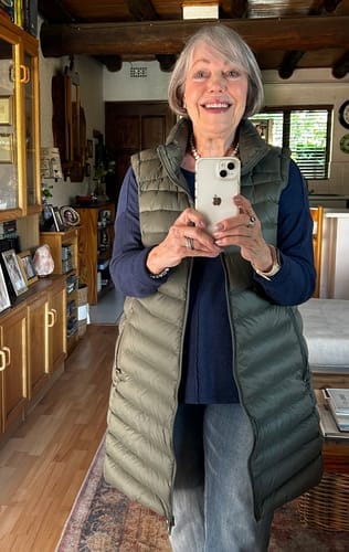 Customer photo review of Sage Longline Gilet