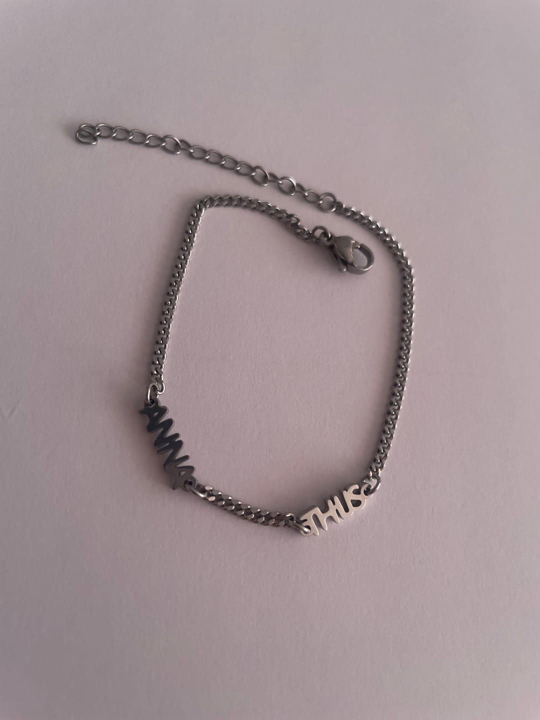 Customer photo review of Gepersonaliseerde armband met naam