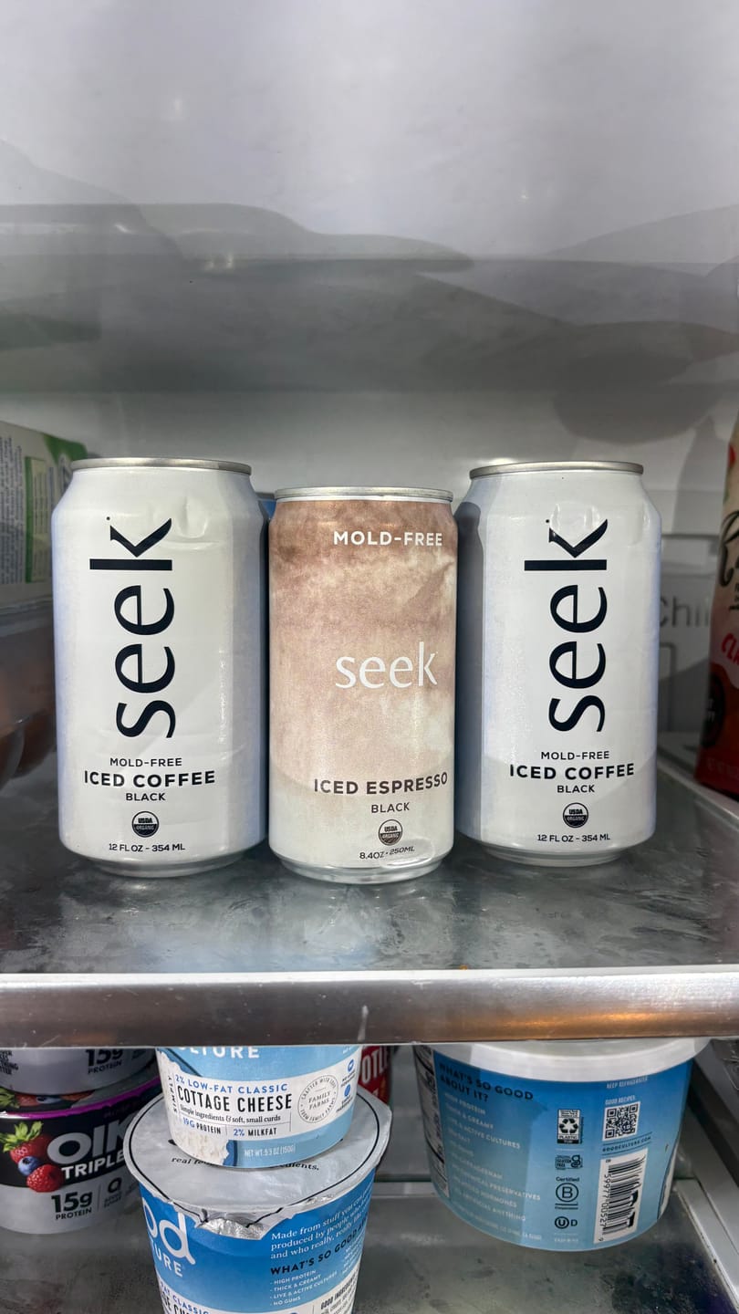 Customer photo review of Seek® Organic Mold-Free Iced Espresso