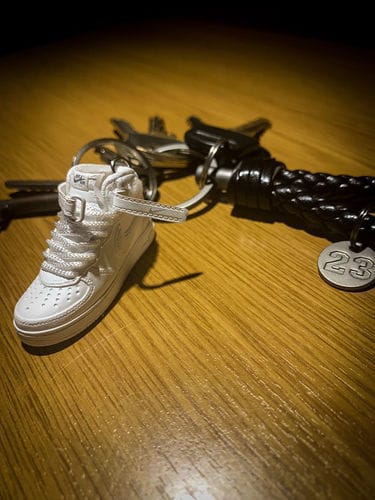 Customer photo review of AF1 Collection | Mini Sneakers Keychain