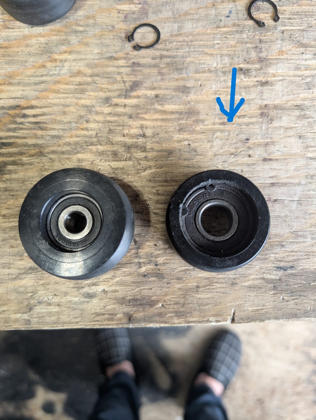 Customer photo review of Vevor Idler Wheel – Dual Bearing Ver 2.0