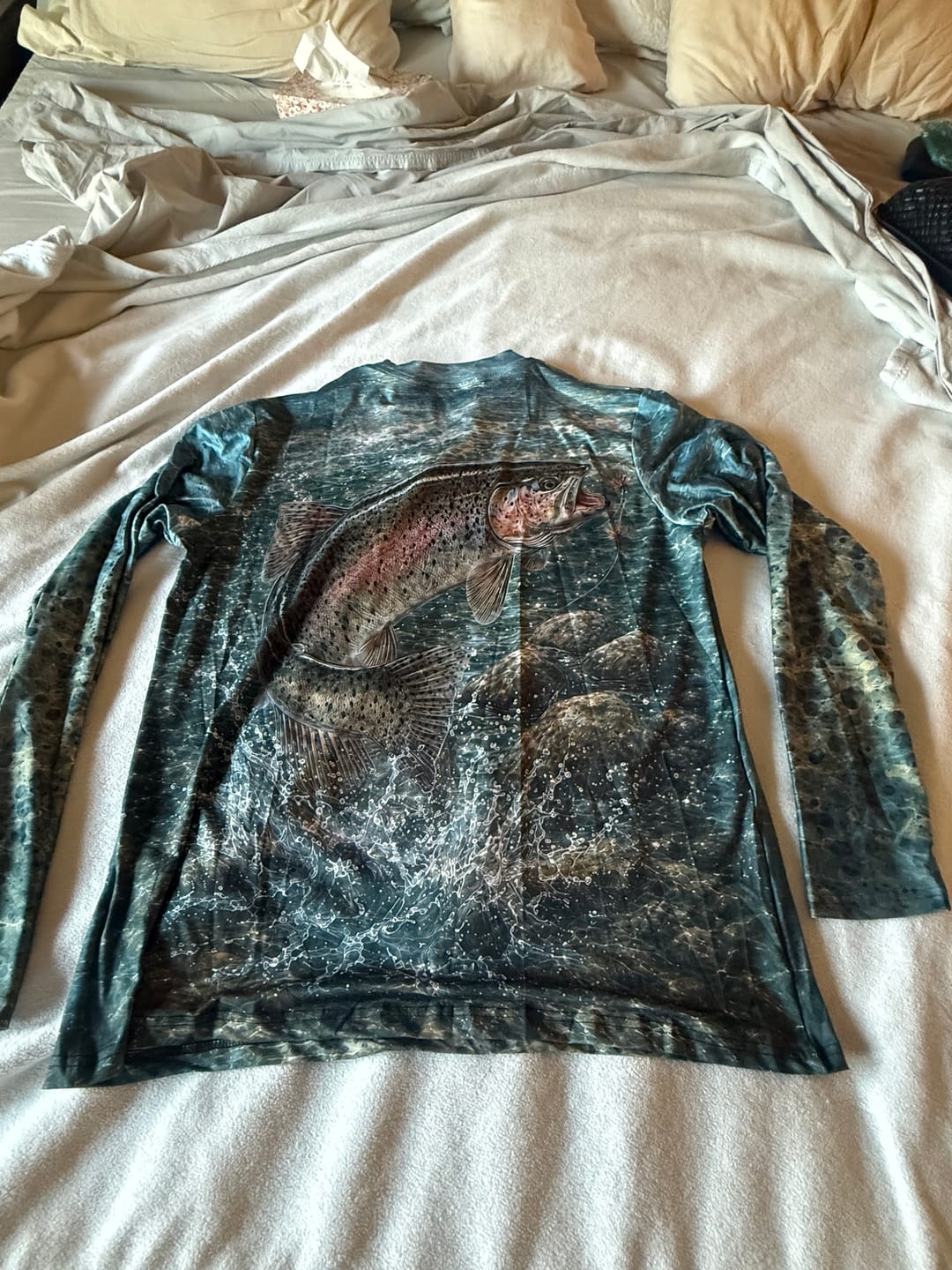 Customer photo review of Performance Fishing Long Sleeve - Trout Freestone Drift - AOF51