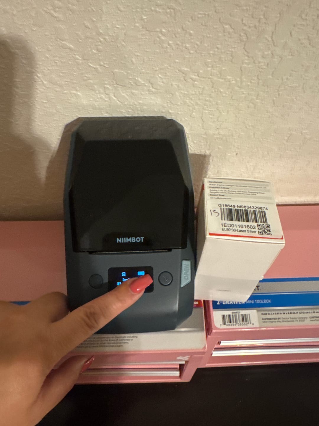 Customer photo review of Hologram Label Paper for M2/M3, Suitable for Medicine Bottle Labeling